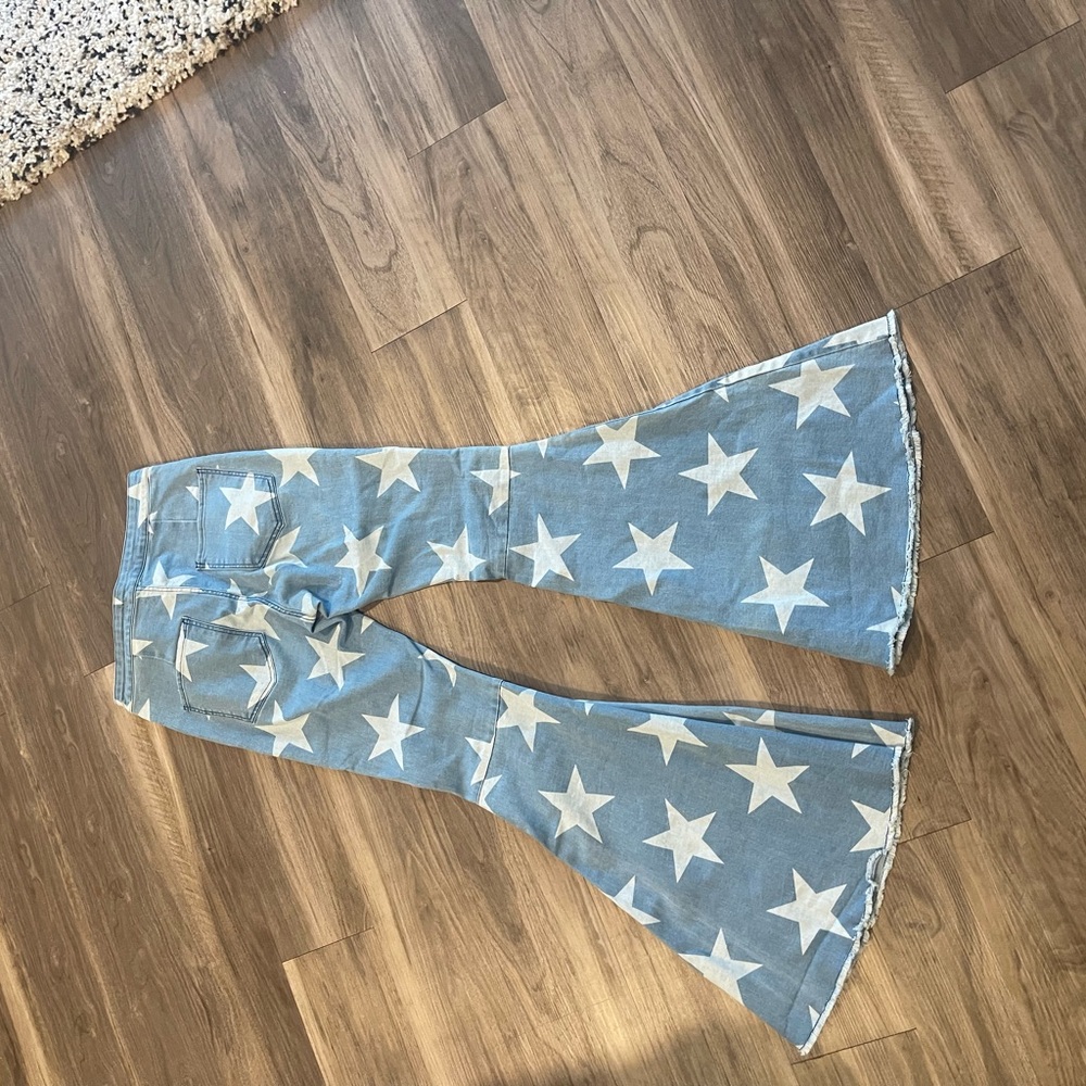 flare star jeans
